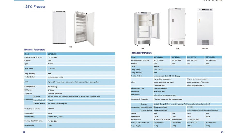 '-25℃ Freezer BDF-25V 270 - 5