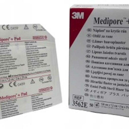 Medipore + Pad Sagte lap kleefwondverband, 3562e (5 cm x 7,2 cm)