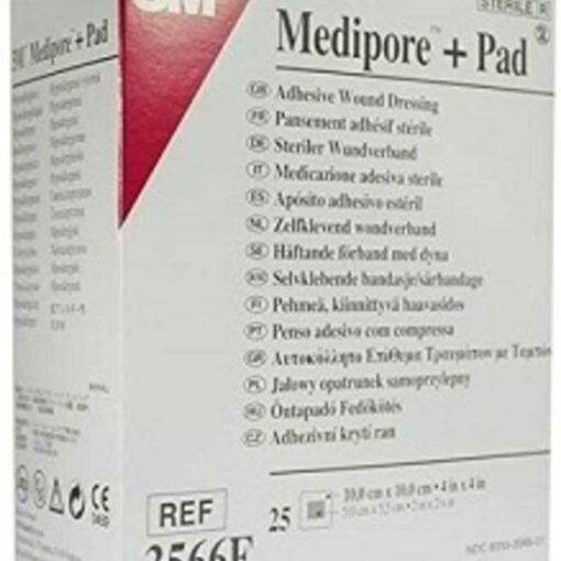 Medipore + Pad Sagte lap kleefwondverband, 3566e (10 cm x 10 cm)