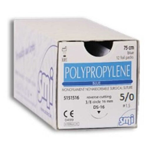 5/0 Polipropileen (Blou), Chirurgiese hechting