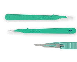 مشرط معقم للاستخدام مرة واحدة رقم 15