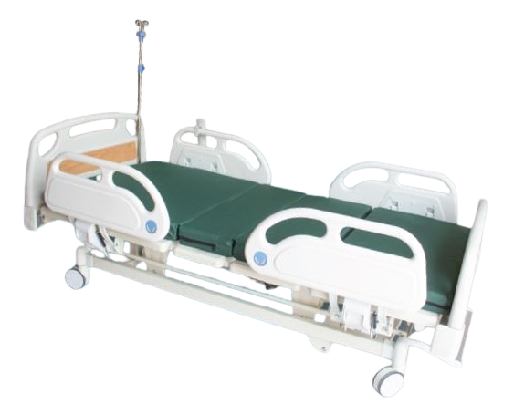 Electric 5 Function Hospital Bed With Mattress - 1 set