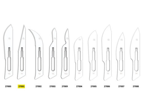 شفرات فولاذية. 11 – معقمة
