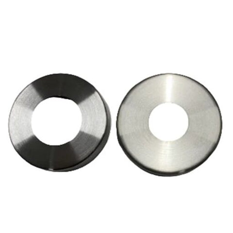 2X Vlekvrye Staal Handreling Balustrade Base Cover