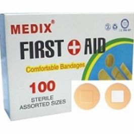 Bandages Medix First Aid Plaster, Round Band-Aid