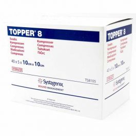 Wound Dressing Topper 8 Sterile Gauze Swabs