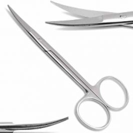 Surgical Instruments Iris Scissor (Curved), 4.5 Inch