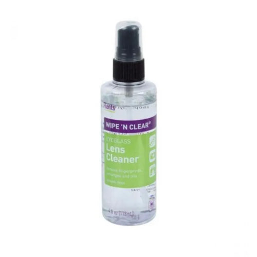 منظف العدسات الشفاف من Apothecary Wipe N، 4 أونصة، 6-24
