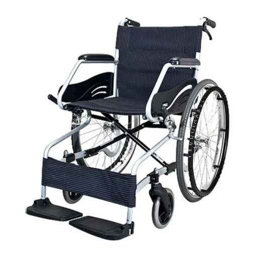 Karma Basic Wheel Chair Swart, Silwer 17 duim-Sm-150.3F22