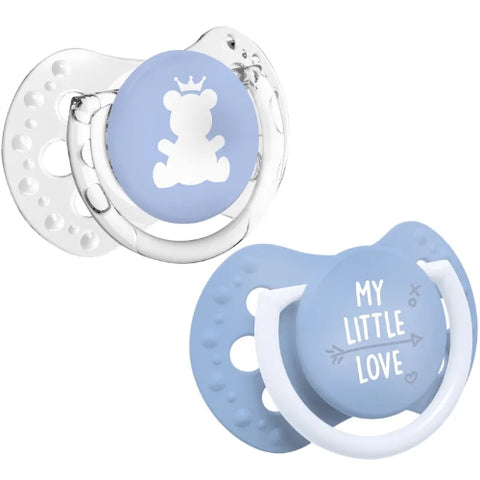 Lovi Dyn Soother Silicone 0-2M (2 Stks) My Little Love-22847G