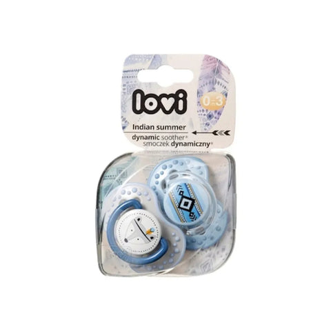 Lovi Dyn Soother Silicone 0-3M (2 Stks) Indiese Somer- 22855B