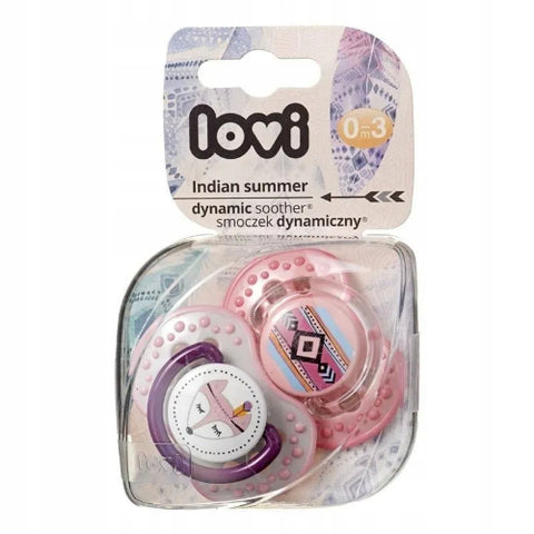 Lovi Dyn Soother Silicone 0-3M (2 Stks) Indiese Somer- 22855G