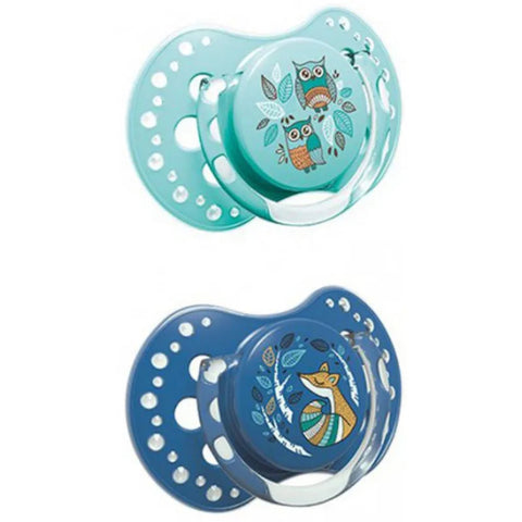 Lovi Dyn Soother Silicone 3- 6M(2 Stks) Folky- 22842Boy