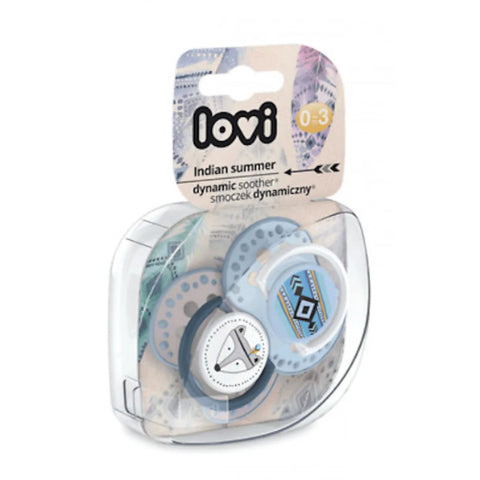 Lovi Dyn Soother Silicone 6-18M (2 Stks) Indiese Somer-22857B