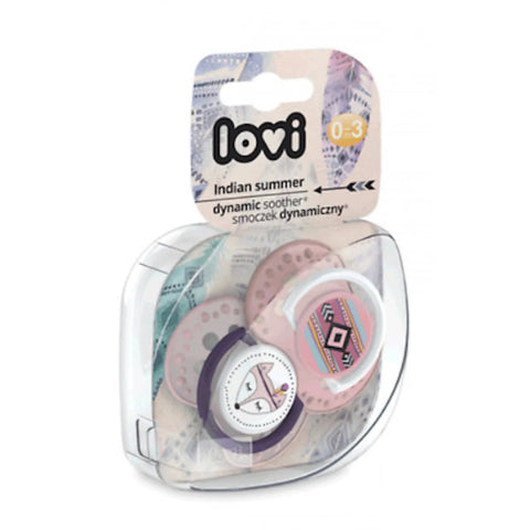 Lovi Dyn Soother Silicone 6-18M (2 Stks) Indiese Somer-22857G