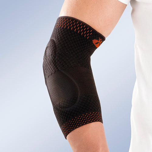 Orliman Codisil Elastic Elbow Support With Viscolastic Pads, Black