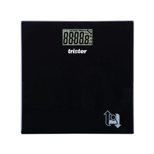 Trister Electronic Bathroom Scale Black – Ts3092At