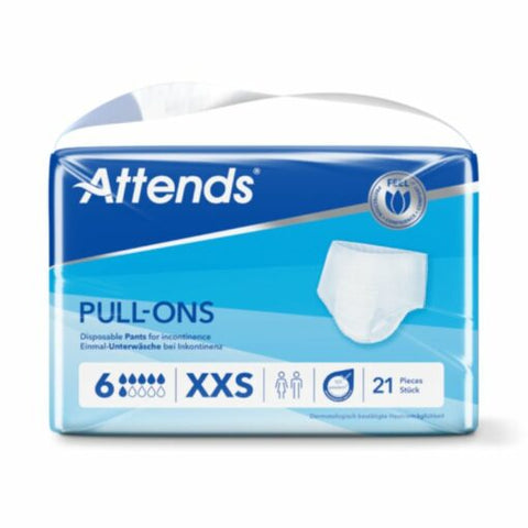 Attends – Pull Ons 6 XX-Small – عبوة من 21 قطعة