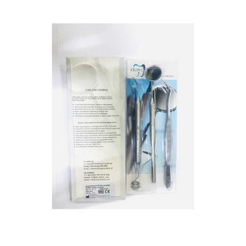 Naeltjie – Eksamenstel Explorer Tweezer en spieël met handvatsel – AUGC-1010