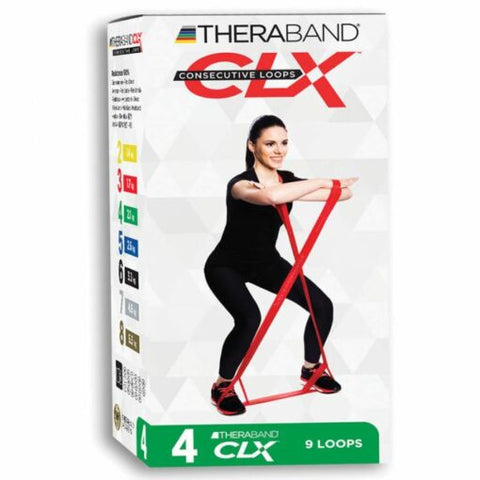 حلقات متتالية من Theraband CLX 9
