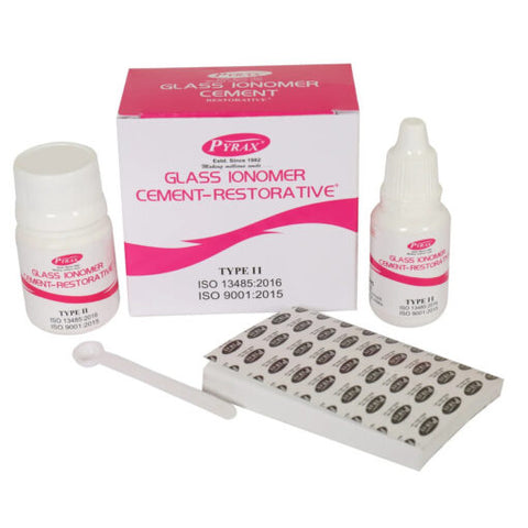 Denta Kris – Pyrax Glass Ionomeer Cement-LC, spuit 1 x 2gm – EM-4688
