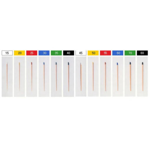 Euromed – Gutta Percha Points 04 Grootte 45-80 Gemerk – EM-11509