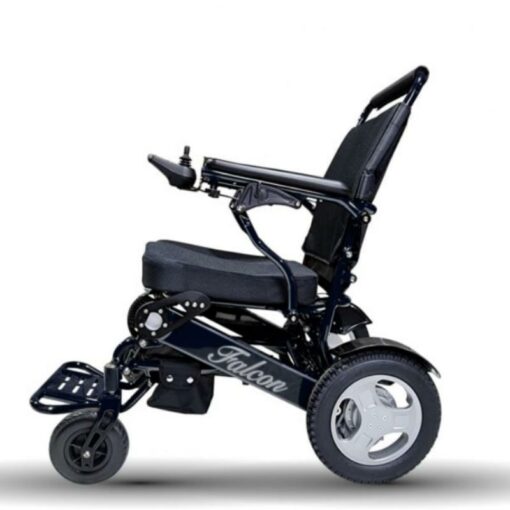 فالكون – كرسي كهربائي متحرك قابل للطي وخفيف الوزن مع مسند ظهر قابل للتعديل – GM-D09C