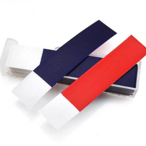 Tandheelkundige artikulerende papier, rooi/blou – EM-7000