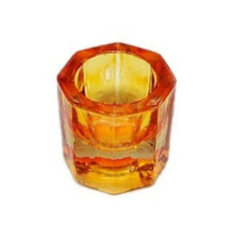 Glas Dappen-skottel, bruin – EM-2161