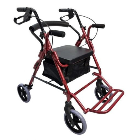 Opvoubare rollator en aluminium loopraam