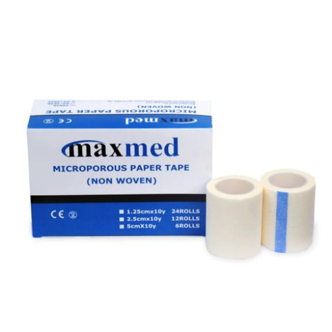 Maxmed Mediese Nie-geweefde Papierband 5 cm – 6 stuks