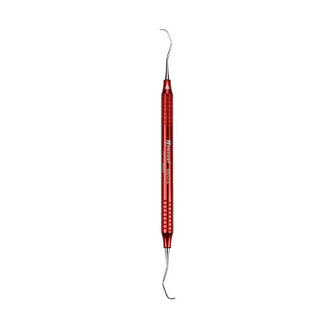 Medesy Curette Gracey 3/4 Aluminium Rooi