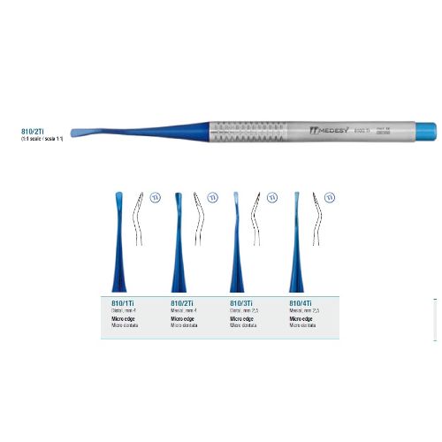 Medesy – Mini-hysbak getande titanium