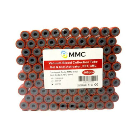 MMC – Bloedversamelingsbuisgel met klontaktivatorbuisdier, 4ml – LABC-5003