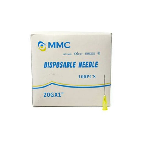 MMC – إبرة للاستخدام مرة واحدة، 20 جرام × 1 بوصة، معقمة من EO – GENC-1021