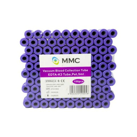 MMC – EDTA-K3 met pers dop bloedversamelingsbuis, 5 ml – LABC-1001