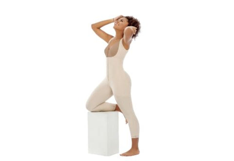 MS Contours 11324 NSP Braless Full Body Onder Knie Faja Compression Garment