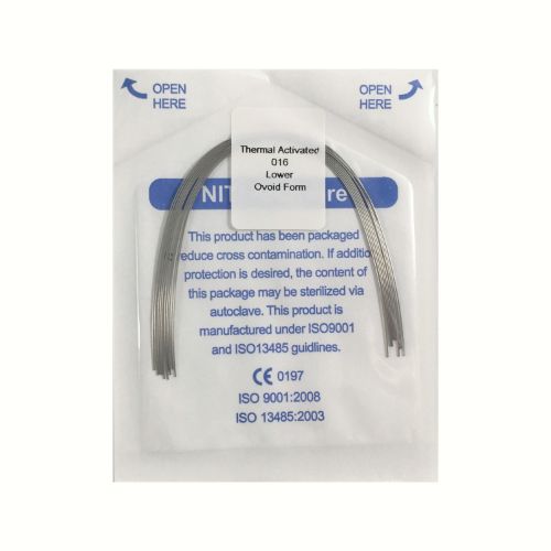 Ortho Arch – laer hitte-geaktiveerde nitinol ronde regtervorm