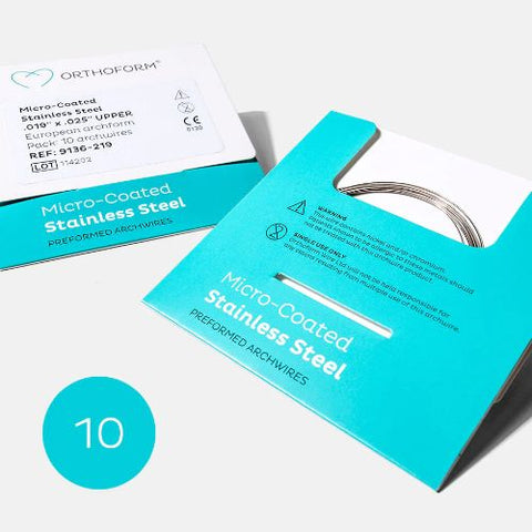 Ortho Arch – Onderste mikrobedekte vlekvrye staal, ronde regsvorm
