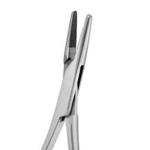 Ortho Arch – Mathieu-naaldhouer met veiligheidsgrendel plat punt