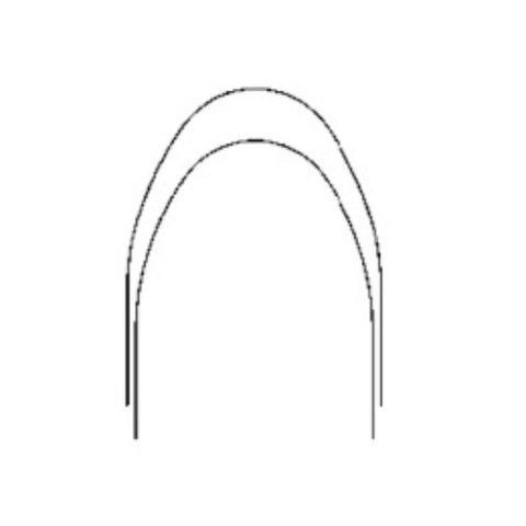 Ortho Arch - Super Elastiese Nitinol Ronde Regs Vorm
