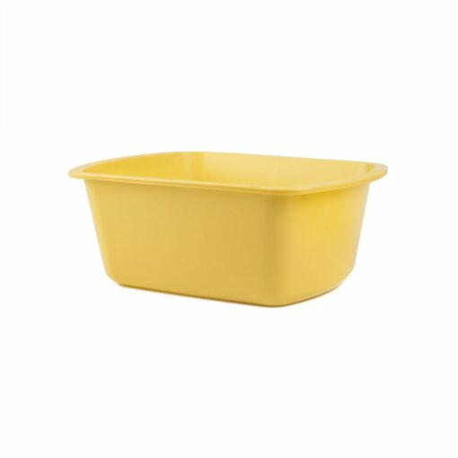 Rectangle Wash Basin, Yellow – 6Ltr