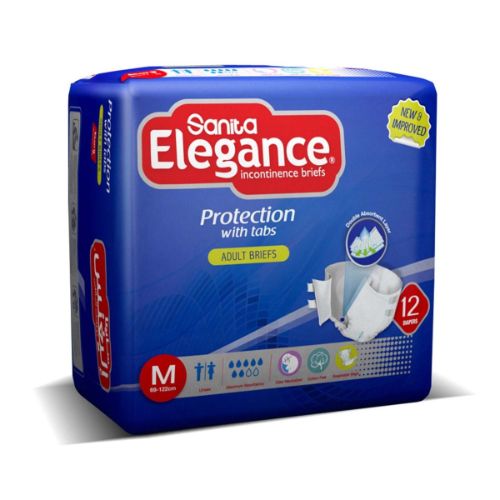 Sanita – Elegance Adult Diapers Medium 12 Briefs