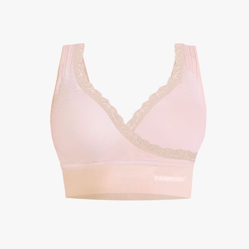 Sankom – Patent Premium Bra Met Kant, Beige L/XL