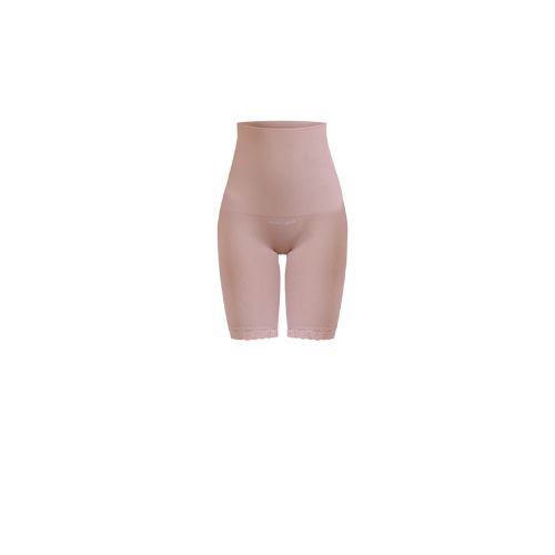 Sankom – Patent Short Shaper met Kant, Beige XXL