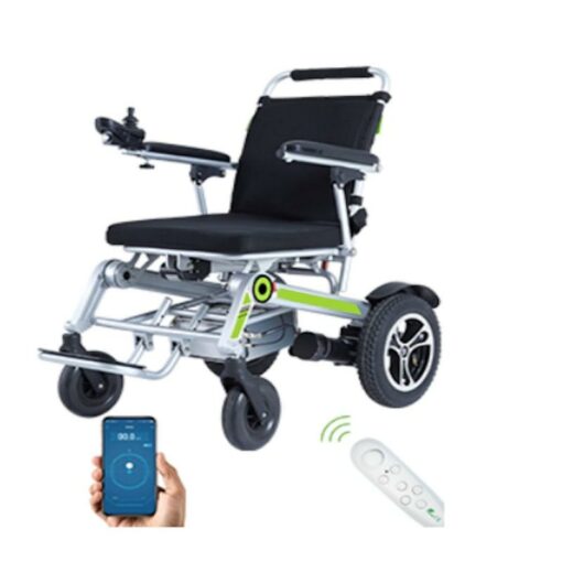 Slim toepassing wat elektriese rolstoel beheer en opvou – GM-H3T