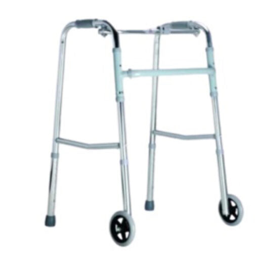 Walking Walker-raam met voorwielwiele