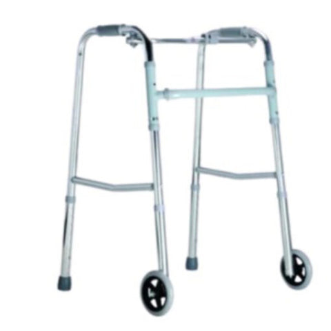 Walking Walker-raam met voorwielwiele