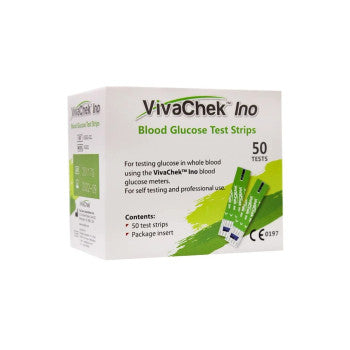 VivaChek Ino Blood Glucose Test Strips 50 Tests - 1