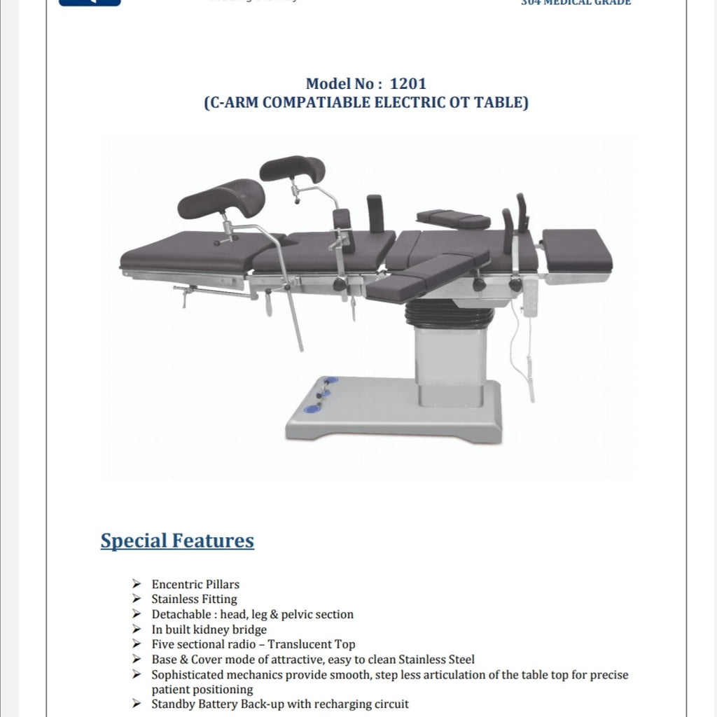 ELECTRIC OT TABLE - 1Set